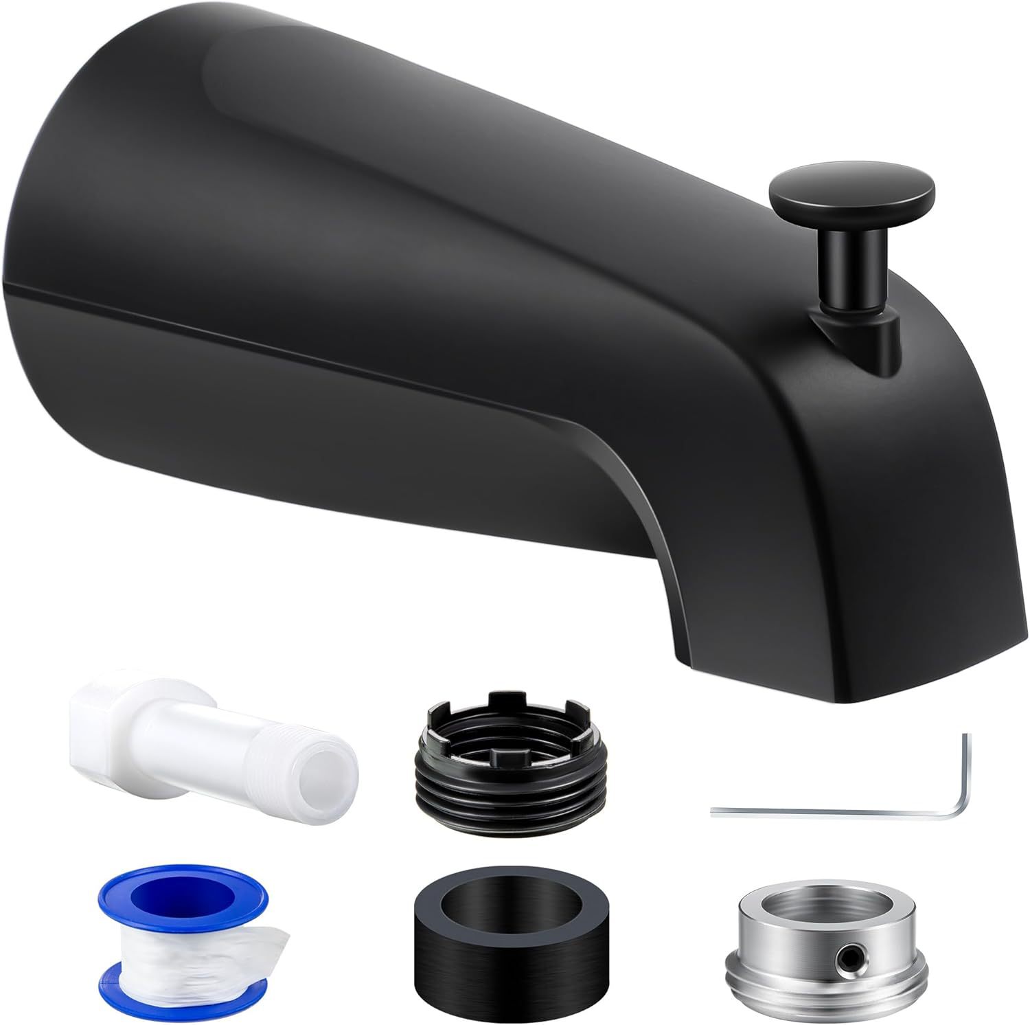 Bathtub Faucet Wall-Mounted Spout Bathtub Spout Bathtub Faucet Wall-Mounted Shower Faucet