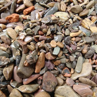 Stream Stones, Natural Stream Stones for Aquarium Landscaping, Stream Sand, Natural Rainbow Stream Stones, Stream Stone Landscaping
