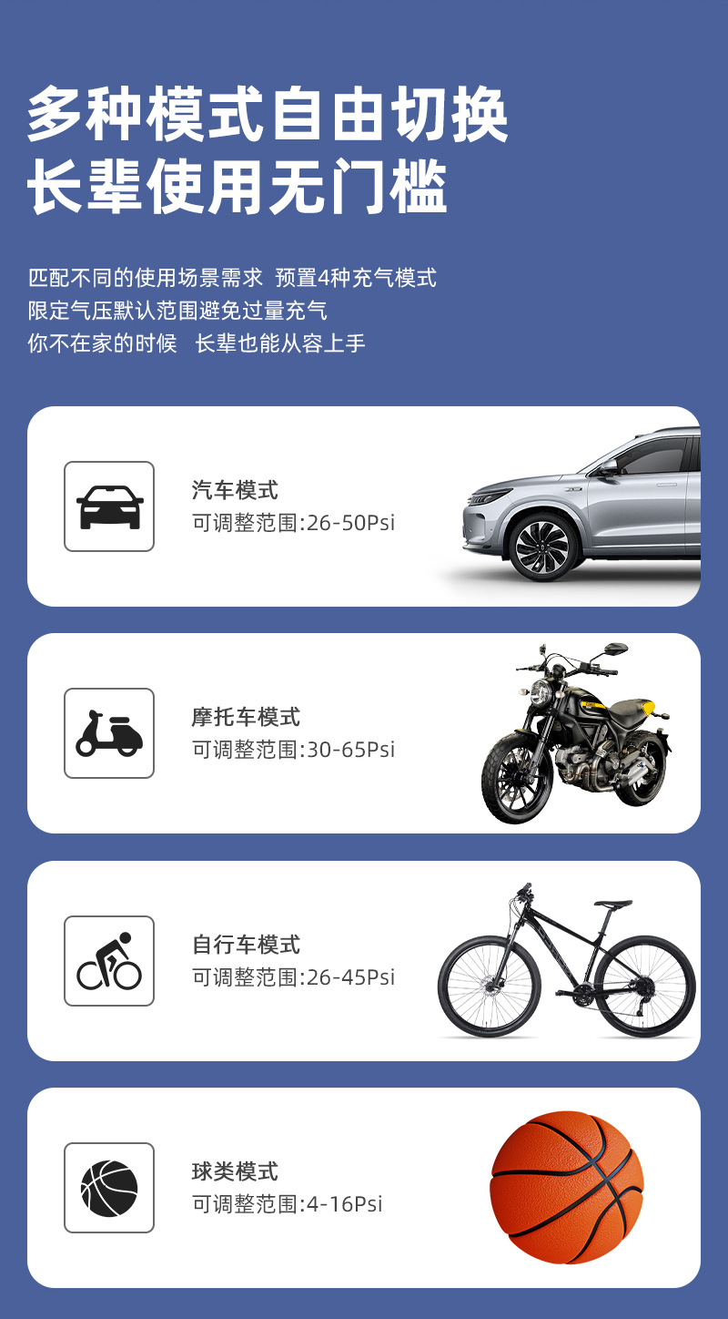 Car Air Pump Electric Inflator Car Emergency Jump Starter Power Bank Emergency Jump Starter Ignition Tool
