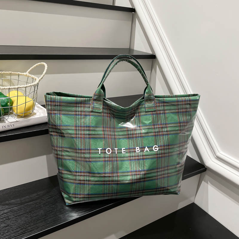 クロスボーダー起爆杜邦紙アルファベットトートバッグ2025新作透明シンプル大容量ハンドバッグレトロ女性カバン