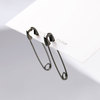 Pin, brand small design earrings hip-hop style, trend of season