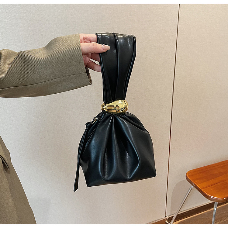 2024 new high-end pleated cloud women's fashion trend versatile handbag personalized hand-held lucky bag_voghion.com