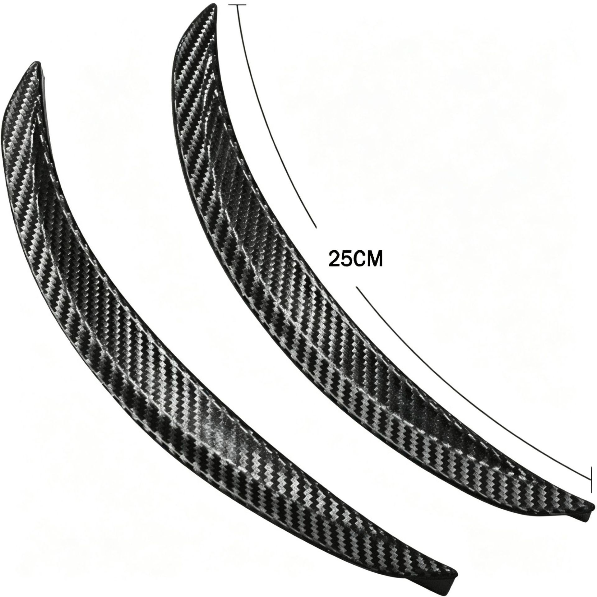 Amazon Carbon Fiber Pattern Wheel Eyebrow Black Anti-collision Strip Paste Wheel Arc Decoration Soft Rubber Strip Increase Anti-scratch General Motors