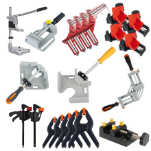 木工夹多尺寸直角夹鱼缸核桃夹尼龙A夹F夹90°单手柄铝合金固定夹