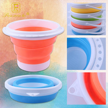 折叠水桶美术画画便携洗笔筒水粉画筒水彩颜料洗笔桶学生调色画桶