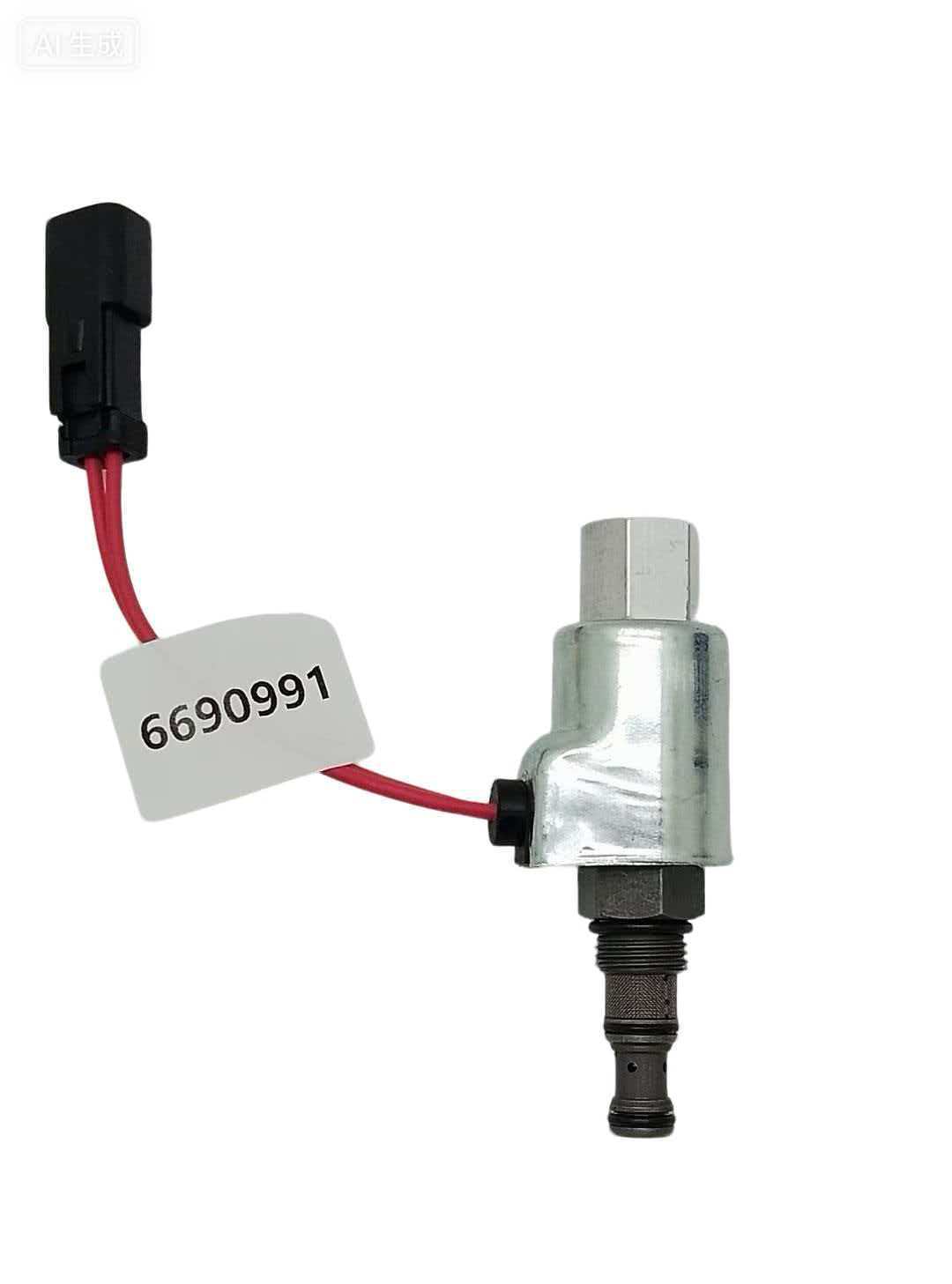 6690991 Excavator Loader Crane Solenoid Valve General Solenoid Valve Parts for Engineering Machinery 12V/24V