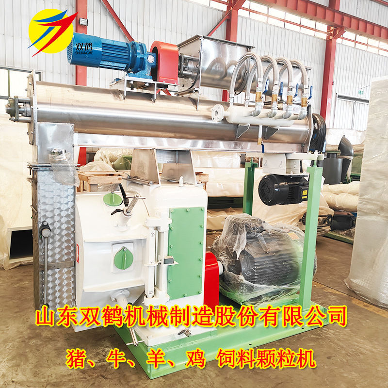 鹌鹑信鸽饲料颗粒机 3吨养殖农场用饲料颗粒机环模颗粒机生产厂家