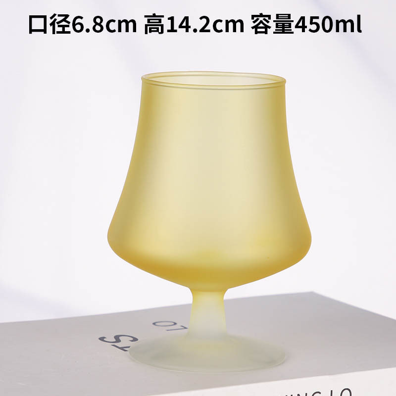 Sunset Cup ceremonial de alto aspecto ins mid-Ancient en forma de lámpara de vidrio de cóctel de vidrio copa de champán