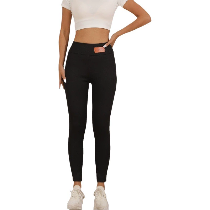 Трансграничный специально разработанный для бархатных и утолщенных кашемировых леггинсов для женщин, чтобы носить маленькие ноги, брюки-карандаш, облегающие теплые брюки с высокой талией.