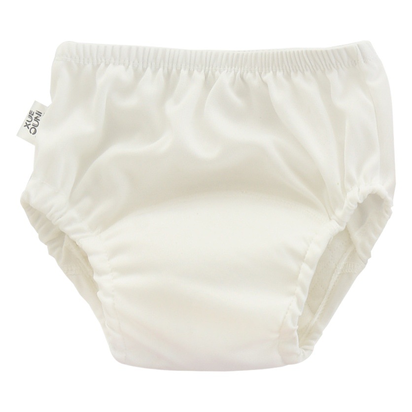 Xue Oni pantalones de aprendizaje para bebé, pantalones de entrenamiento de poliéster completo, pantalones de pañales lavables para bebé, pantalones de pañales nuevos con bolsillo para niños