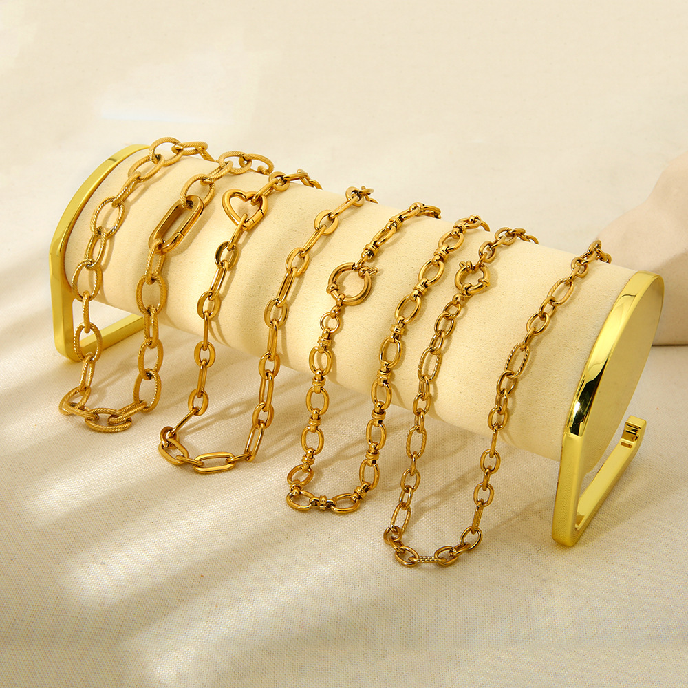 Plating Craft 1 Piece 304 Stainless Steel Jewelry Accessories Chain
