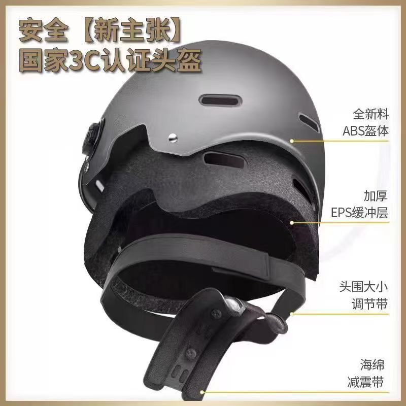 Electric Motorcycle Helmet Men Women Electric Bicycle Half Helmet