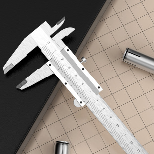 J8 Oil Standard Small Micrometer Industrial Grade Oil Meter High Carbon Steel Vernier Caliper High Precision Household Tool Caliper G3