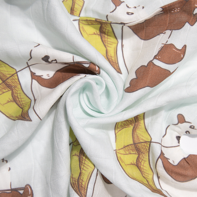 Ropa de gatear para bebés y niños, kimono de manga corta para bebés de verano, mameluco con impresión de tela de hilo de algodón de bambú suave y transpirable, una clase