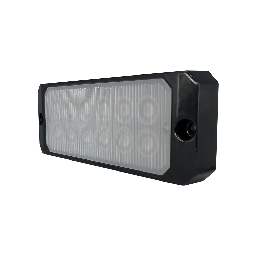 Coche LED luz de trabajo 18W una línea rojo y azul intermitente off-road vehículo luz mantenimiento proyector auxiliar