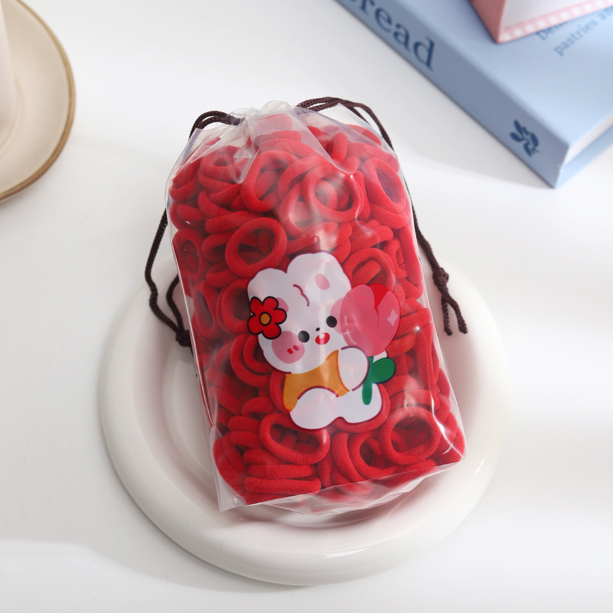 13#Big red towel ring 200 pieces free bag