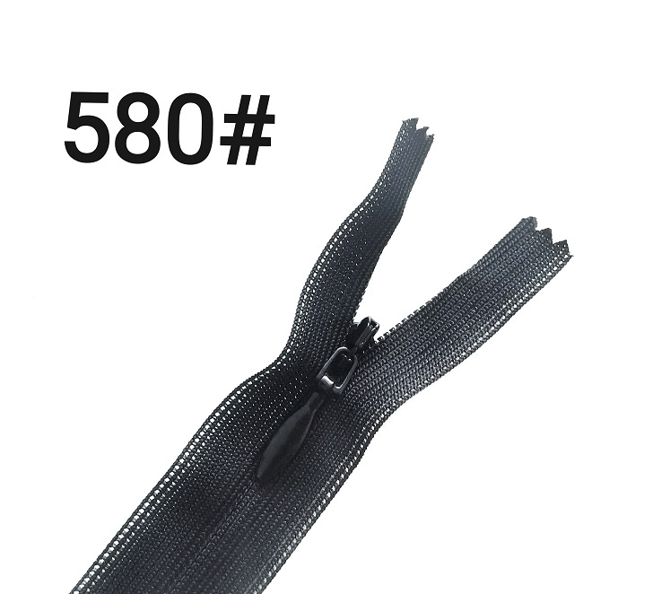 YKK 2号网边丝边隐形水滴头拉链婚纱裙子晚礼服24英寸YKK正品现货