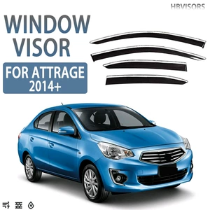 Suitable for ATTRAGE stainless steel rain shield rain eyebrow side window deflector Window visor
