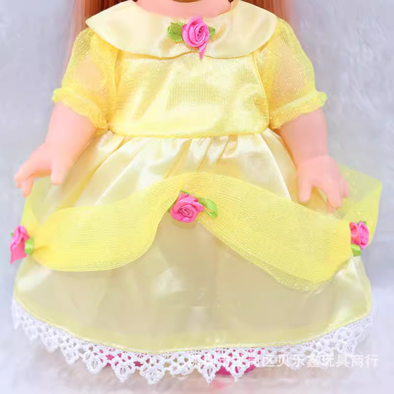 Milu muñeca poco Merlot princesa vestido Belle vestido de la princesa accesorios de la muñeca chica jugar casa juguete fábrica lote