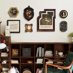 French-style living room decorative painting, entryway dining room bedroom wall murals, retro European-style wall hangings, study atmosphere, high-end combination