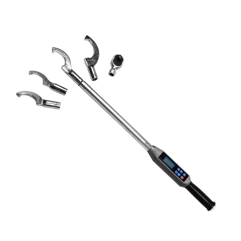 月牙头数字扭力扳手 检测圆螺母专用的数字扭矩扳手 月牙力矩扳子