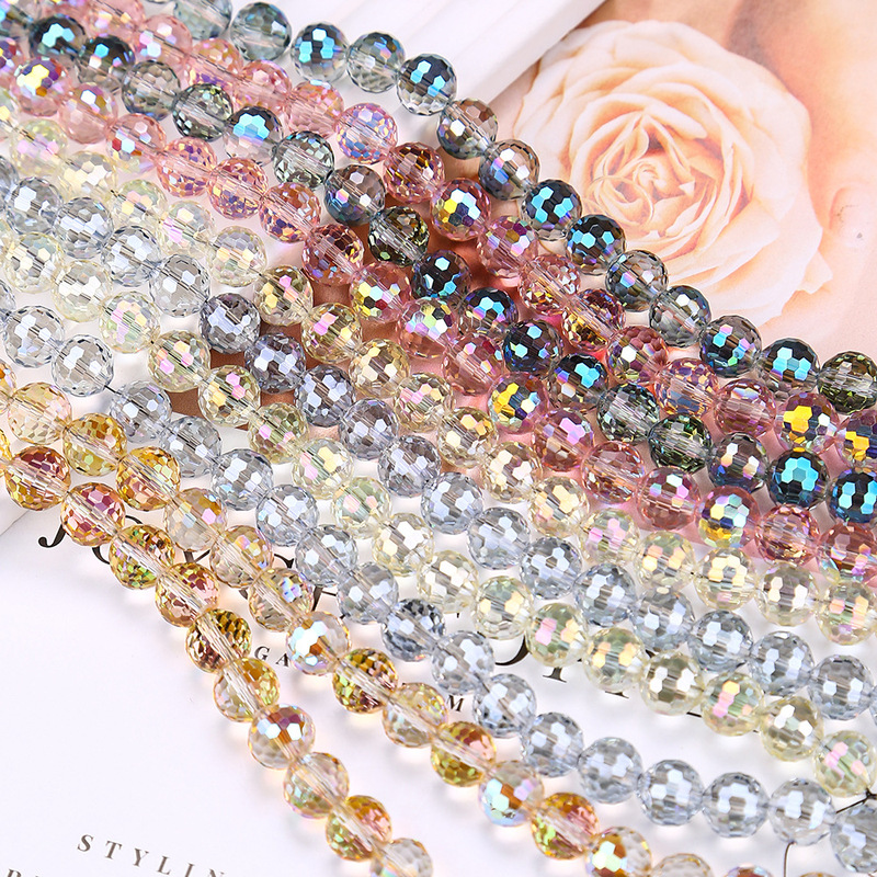 96-Sided Ball Beads, Sparkling Disco Balls, Crystal Glass Beads, Handmade DIY Accessories, Austrian Crystal 96-Sided Ball Beads, Sparkling Disco Balls, Crystal Glass Beads, Handmade DIY Accessories, Austrian Crystal
