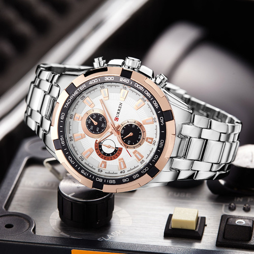 CURREN 8023 wish men's watch stainless steel strap fashion quartz watch