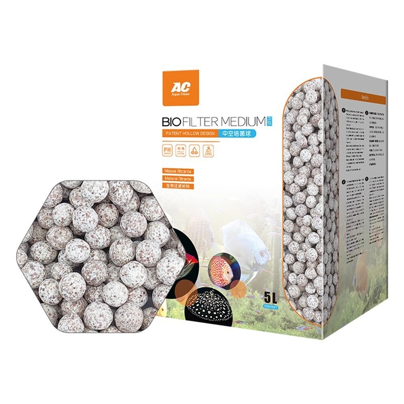 AC中空石英球培菌球鱼缸滤材 过滤材料硝化细菌屋陶瓷环远红外球|undefined