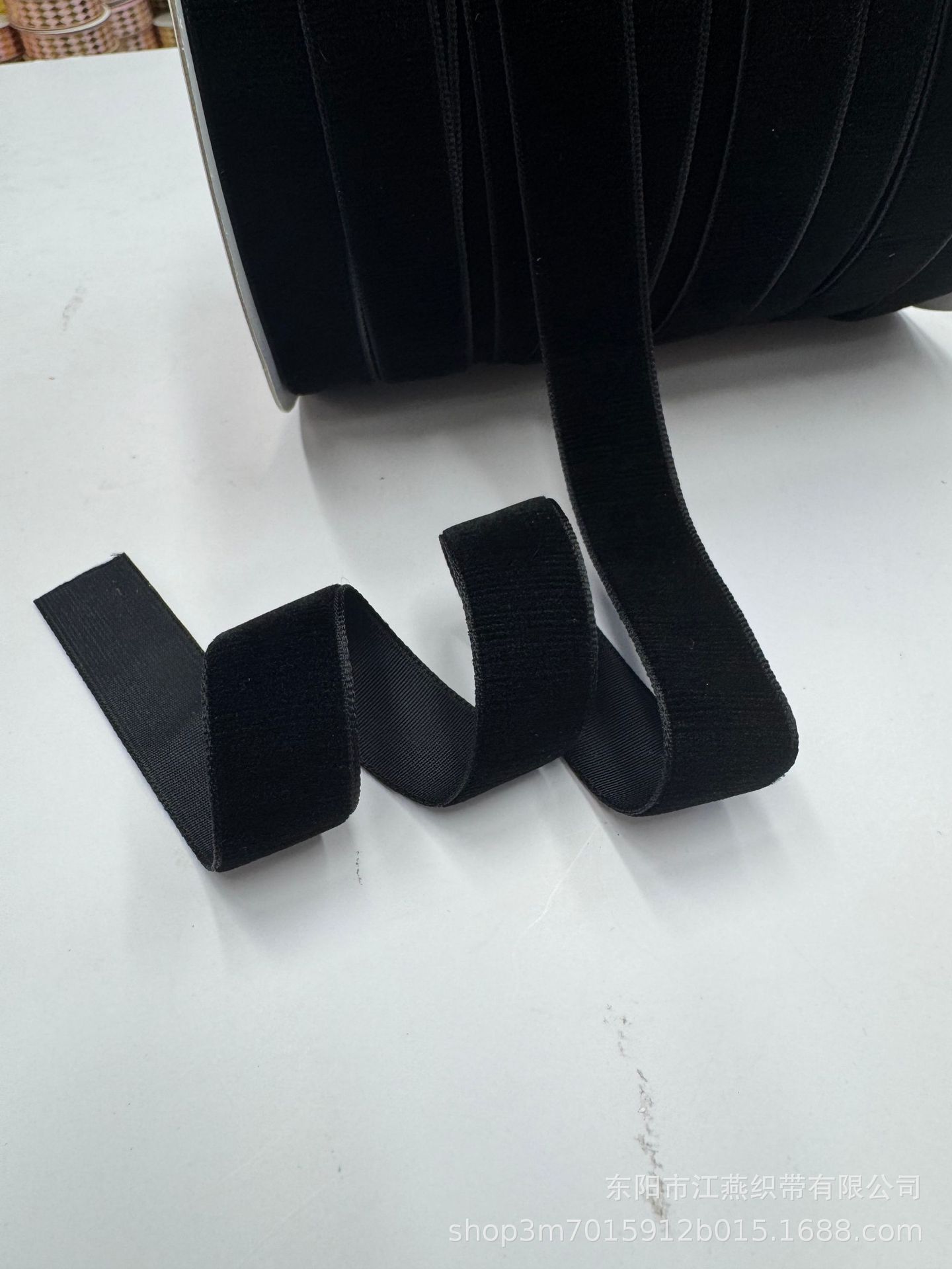 Cinturón de flocado spot unilateral cinta de lana de doble cara cinta de lana 2CM2.5cm spot al por mayor cinta de lana de color accesorios de ropa