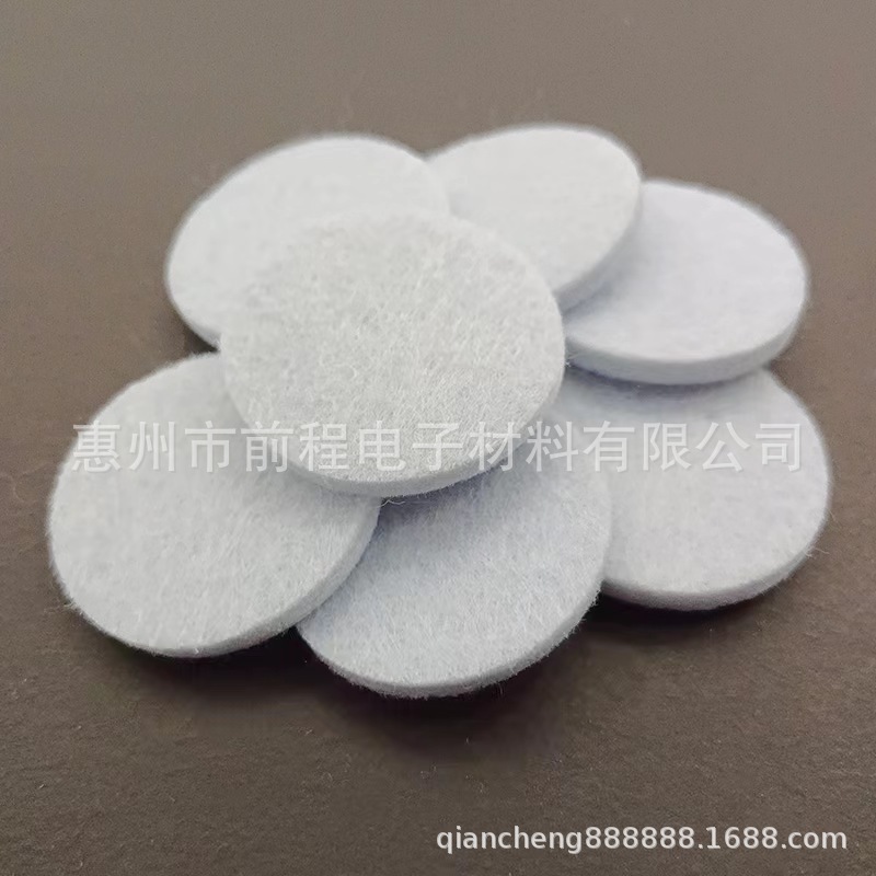 厂家供应毛毡脚垫自粘垫片家具桌椅静音防滑保护垫圆形毛毡棉片