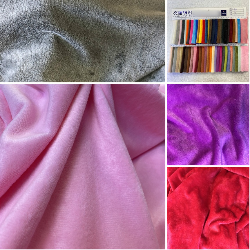 160g de lana de cristal tela de lana de punto ultra suave juguetes de moda textil casero tela de lana de corte