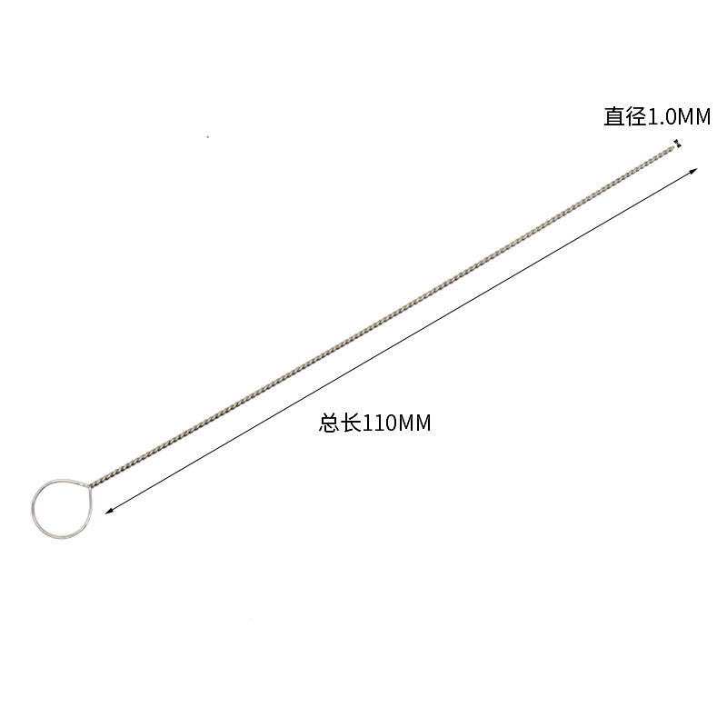 Fuente de la fábrica de limpieza aguja PISTOLA DE PULVERIZACIÓN pluma a través del agujero motocicleta carburador aguja de limpieza equipo de tatuaje aguja boquilla de limpieza