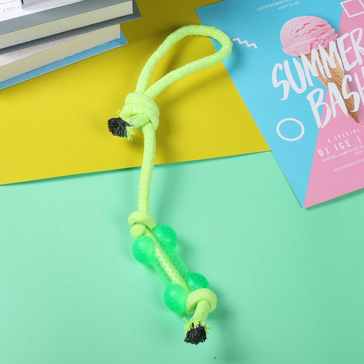 Mascota traje de juguete personalizado perro de algodón cuerda molar juguete combinación nudo pequeño y mediano perro juguete al por mayor