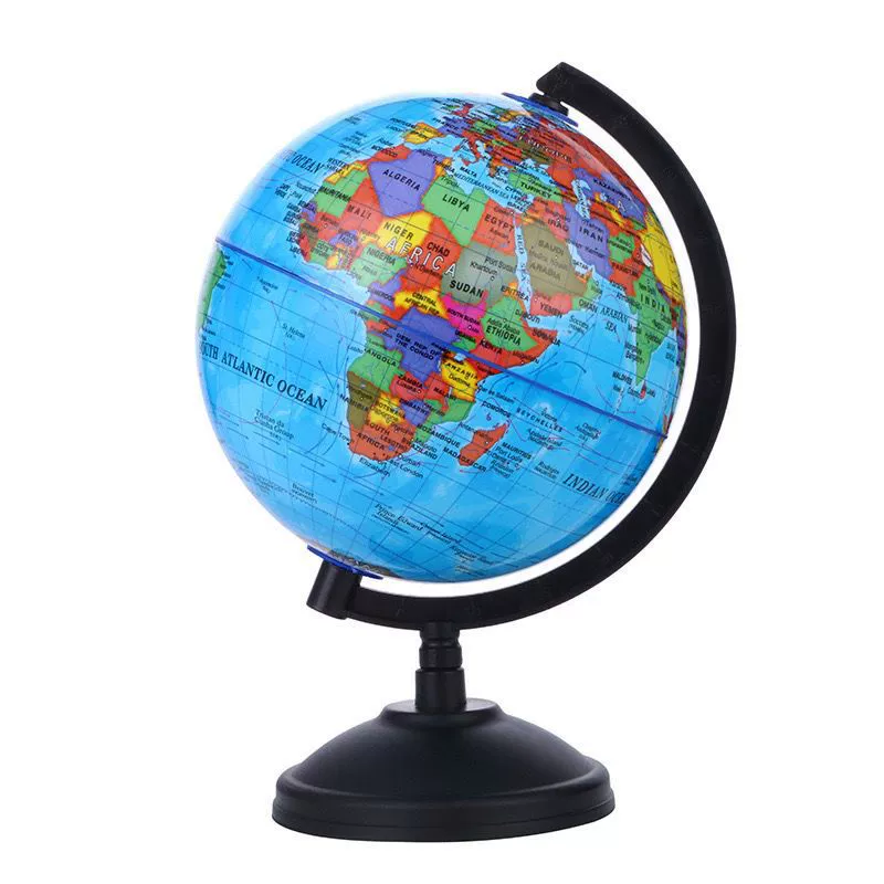 Источник фабрики цельнопластиковый ПВХ глобус высокой четкости студенческий стандарт учебный глобус 14,16 см китайская и английская версия