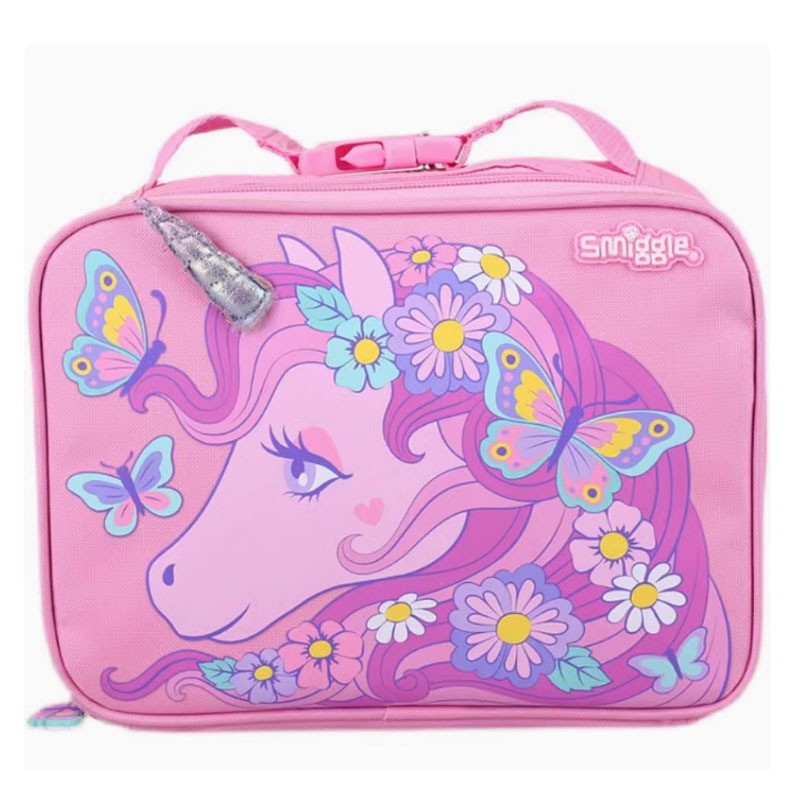 Ранец 澳洲smiggle餐包双层手提包饭盒包小学生儿童防水保温袋lunch bag