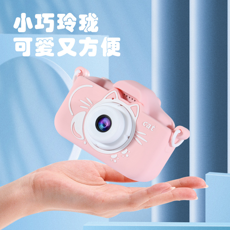 Cámara digital de los nuevos niños niña de dibujos animados puede tomar fotos y video regalo de cumpleaños del bebé mini cámara