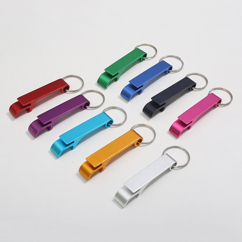 Colorful beer bottle opener practical multi-function key chain bottle opener logo printing campaign advertising small gifts Colorful beer bottle opener practical multi-function key chain bottle opener logo printing campaign advertising small gifts