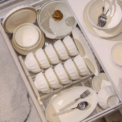 軽くて高級な食器セット、家庭用テクスチャーの陶磁器食器、ボウルとプレート、高級ボウル、シンプルなスタイルの新築祝いギフト