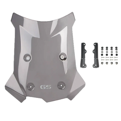 Motorcycle front windshield 2024-2025 modified motorcycle to - smoke-gray-517mm