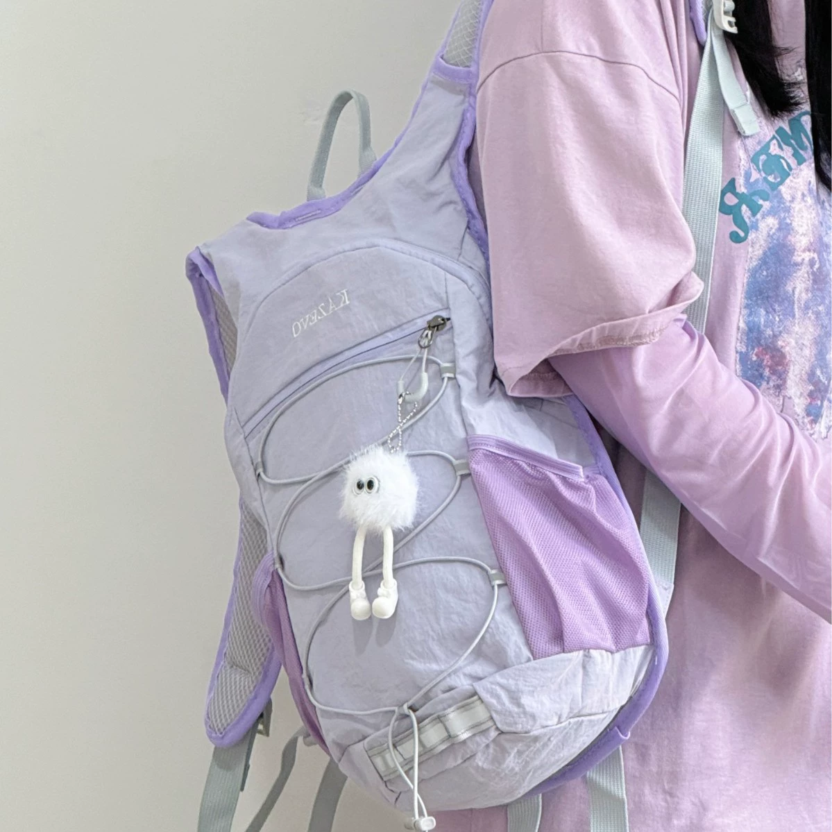 Travel backpack for hiking, sports equipment, school bag for students
