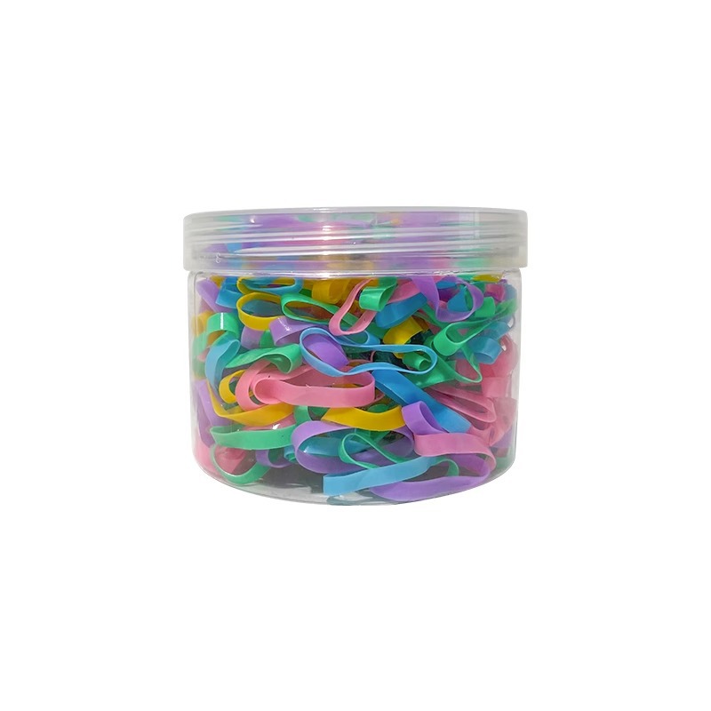 Banda de goma desechable negra corbata de pelo de mujer pequeña cubierta de cuero de alta elasticidad duradera no lastimar cuerda de pelo corbata de pelo banda de pelo verano