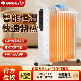 格.力取暖器15片电油汀家用全屋速热加湿烘衣电暖器NDY19-S6030无