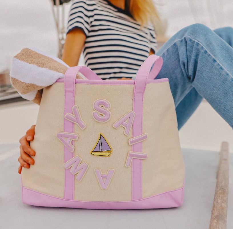 Sac cabas en toile grande capacité au toucher haut de gamme, idéal pour le travail et les trajets domicile-travail. Sac bandoulière, style Instagram, couleurs contrastées._voghion.com