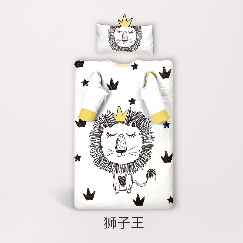 Bebé saco de dormir niños otoño e invierno temperatura constante bebé niña estudiante de escuela primaria anti-kick colcha artefacto cuatro estaciones universal colcha