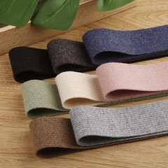 Woolen striped ribbon, clothing, shoe flower material, bow, diy hair accessories, ear jewelry accessories, corduroy polyester-cotton ribbon