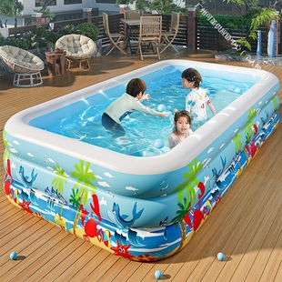 Outdoor Swimming Pool Inflatable Kidsren's Thickeneded Huge Thick Durable Household Adult Extra Large Extra Thick Baby Bath Pool