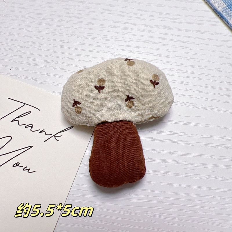 ファブリックキノコアクセサリー diy カラフルな水玉キノコ手作り衣類靴と帽子人形人形家の装飾アクセサリー|undefined