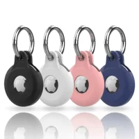 Apple, защитный силиконовый чехол, брелок