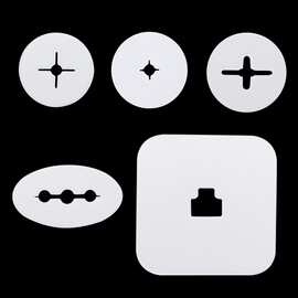 防滑片纸货架配件 圆片挡片 塑料PP阻片 垫片厂家直销