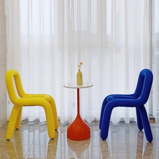 BoldChair post -modern dressing stool light luxury color chair simple stool in different shape chair Nordic dining chair design chair